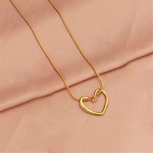 Gold-Plated Anti Tarnish Heart Pendant