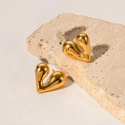 Gold Plated Anti Tarnish Broken Heart Theme Earrings For Girls And Women