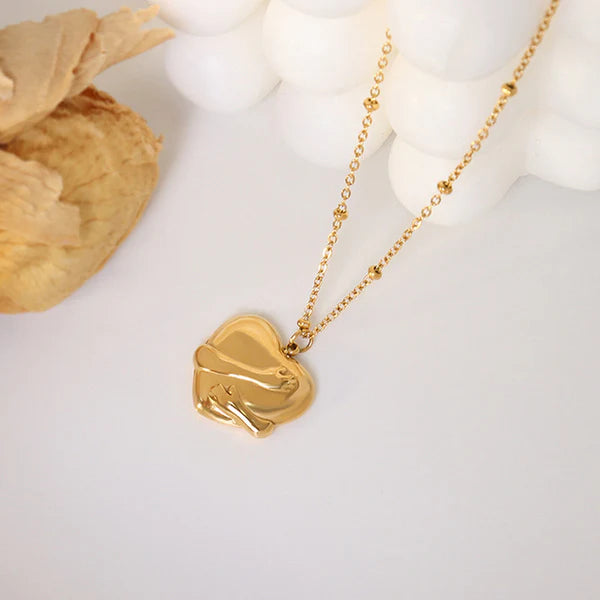 Anti Tarnish Heart Themed Pendant